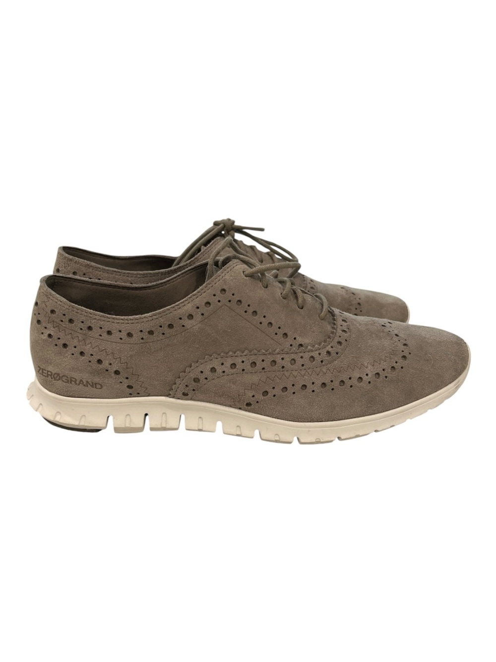 Cole Haan Zerogrand Gray Suede Oxford Style Sneakers Size 7.5 US